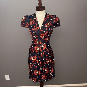 Anthrologie Hi there by Karen walker floral cocktail dress Sz 2